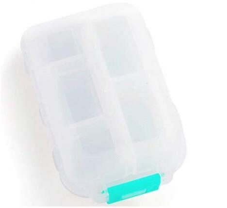 Travel Pill Organizer 10 Grid Moisture Proof Pills Box For Pocket Purse Daily Pill Case Portable Medicine Vitamin Holder Container