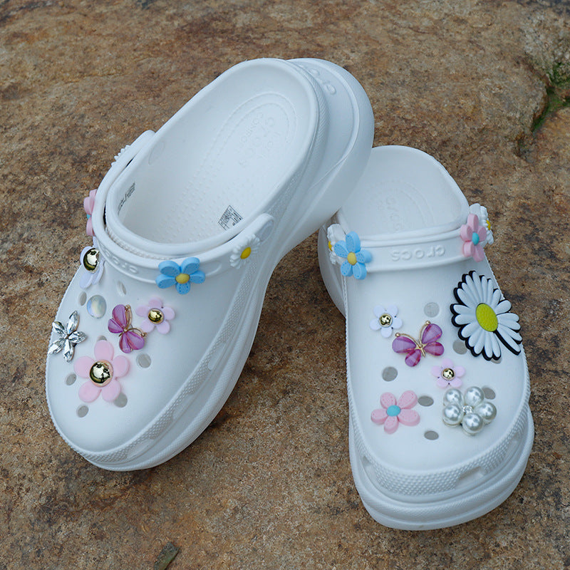 Hole Shoe Buckle Chrysanthemum Shoe Buckle Flower Shoe Flower Shoe Decoration