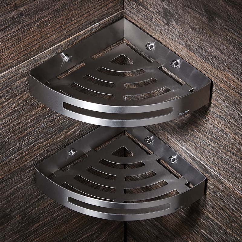 Угловая полка для ванной