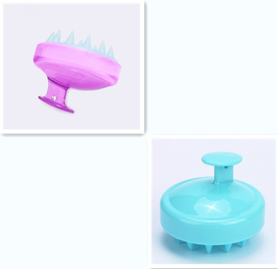 Силиконовая щетка для мытья головы и волос