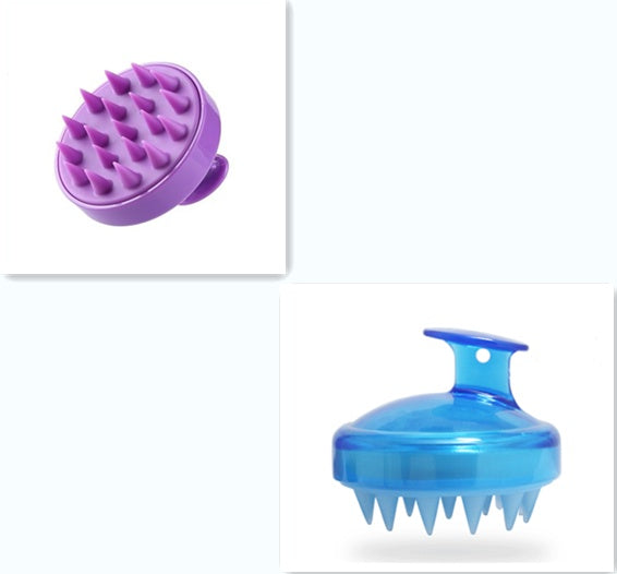 Силиконовая щетка для мытья головы и волос