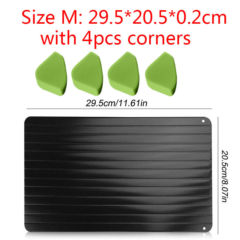 Жылдам жібіту науасы Жылдам ерітетін ас үйге арналған алюминий ерітетін табақ