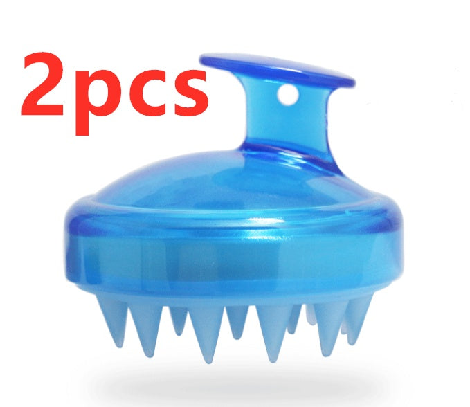 Силиконовая щетка для мытья головы и волос