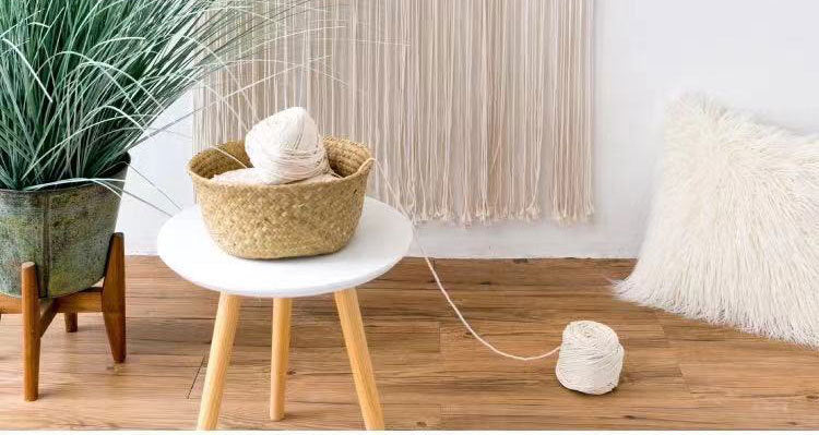 Готовая занавеска на обруче для двери в стиле бохо, гобелен ручной работы, европейский стиль