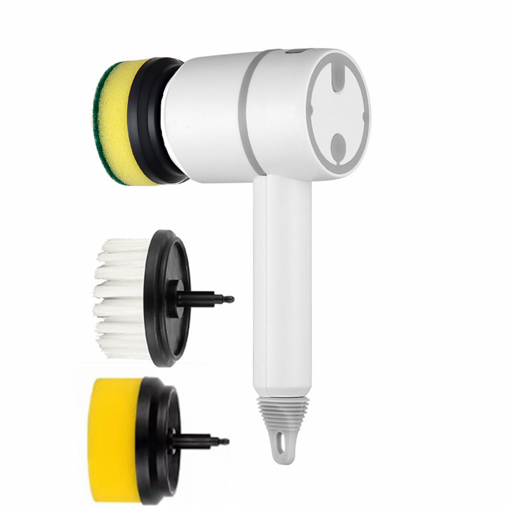 Электрлік ыдыс-аяқ щеткасы Автоматты сымсыз USB қайта зарядталатын кәсіби ас үй ванна бөлмесіне арналған плиткаларды тазалауға арналған щетка