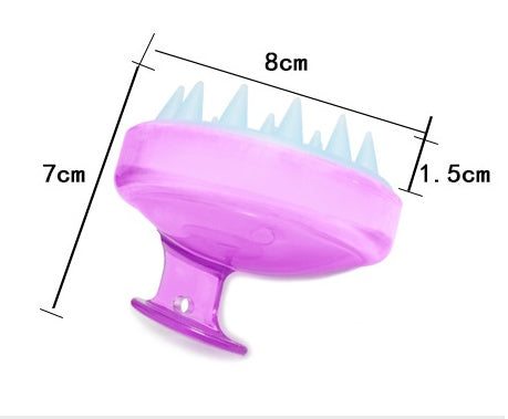 Силиконовая щетка для мытья головы и волос
