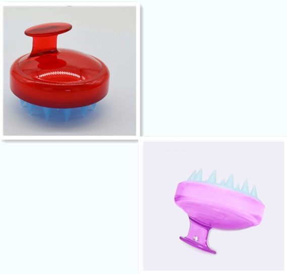 Силиконовая щетка для мытья головы и волос