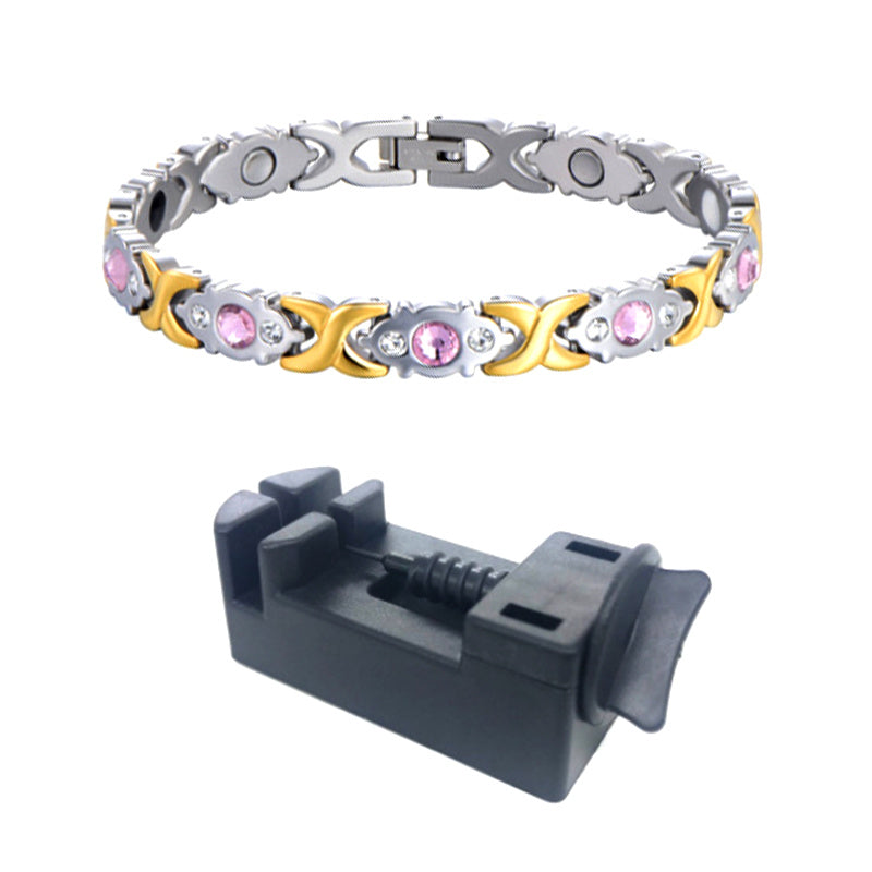 Магнитный титановый браслет