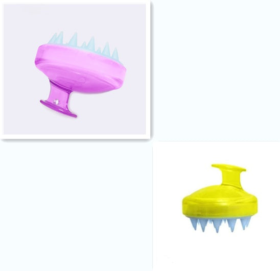 Силиконовая щетка для мытья головы и волос