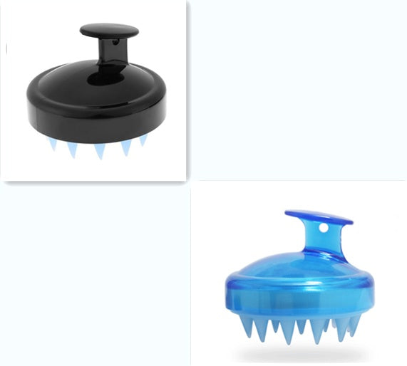 Силиконовая щетка для мытья головы и волос