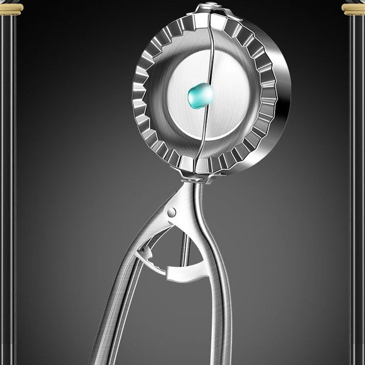 Ас үй тұшпара пішіні тот баспайтын болаттан жасалған тұшпара машинасы сығуға арналған үй пісіру құралы тері пресс құралы тұшпара кеспе қолмен ас үй гаджеттері