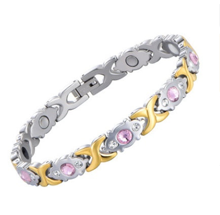 Магнитный титановый браслет