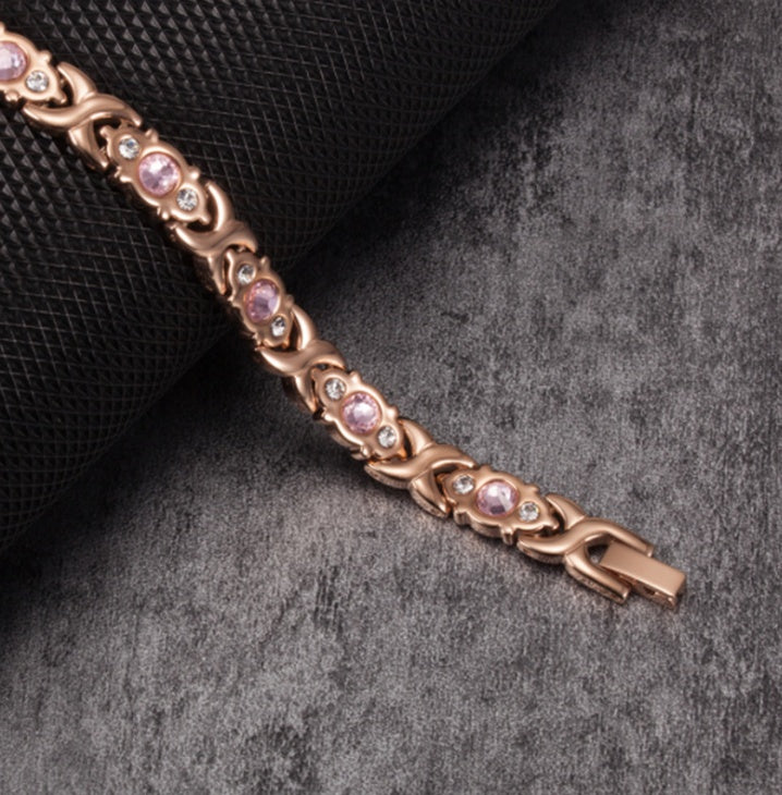 Магнитный титановый браслет