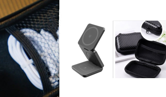 Магнитный держатель для телефона с функцией беспроводной зарядки и складывания