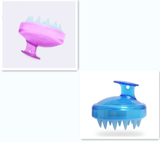 Силиконовая щетка для мытья головы и волос