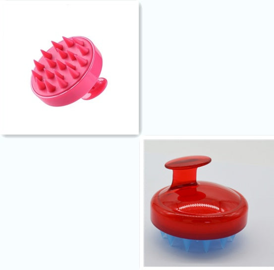 Силиконовая щетка для мытья головы и волос