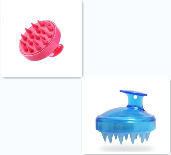 Силиконовая щетка для мытья головы и волос