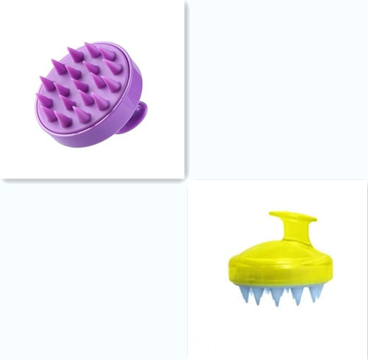 Силиконовая щетка для мытья головы и волос