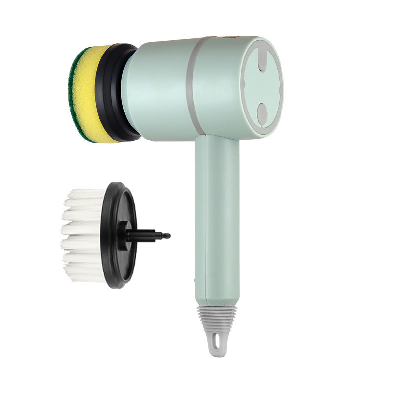 Электрлік ыдыс-аяқ щеткасы Автоматты сымсыз USB қайта зарядталатын кәсіби ас үй ванна бөлмесіне арналған плиткаларды тазалауға арналған щетка