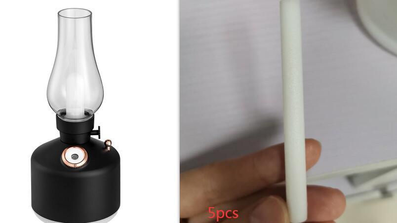 Ретро керосиновый увлажнитель воздуха с подсветкой Увлажнитель воздуха с подсветкой Диффузор эфирного масла Регулируемый ночной светильник Увлажнители воздуха