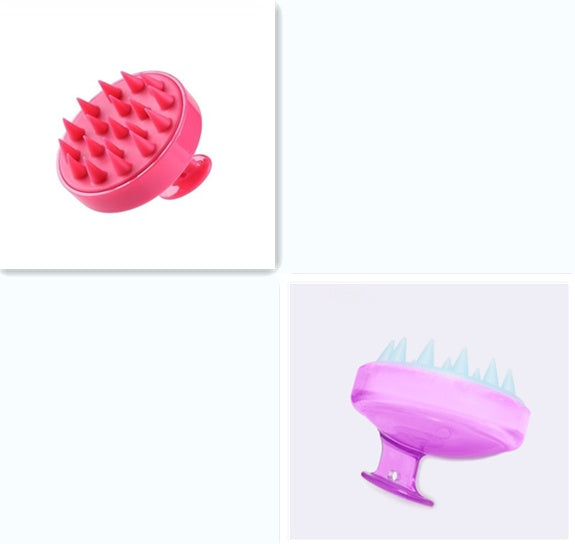 Силиконовая щетка для мытья головы и волос