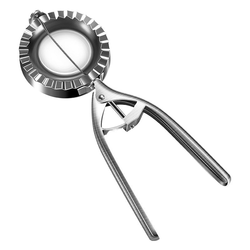 Ас үй тұшпара пішіні тот баспайтын болаттан жасалған тұшпара машинасы сығуға арналған үй пісіру құралы тері пресс құралы тұшпара кеспе қолмен ас үй гаджеттері