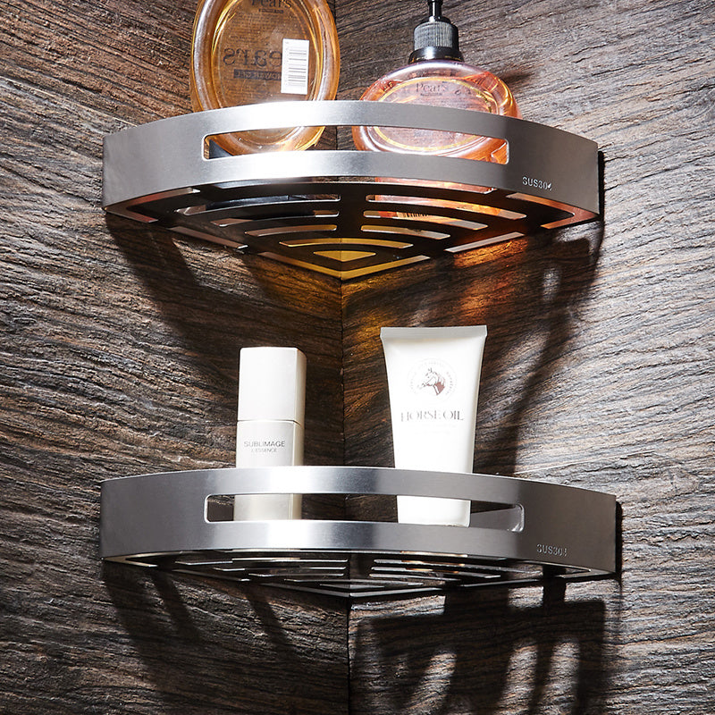 Угловая полка для ванной