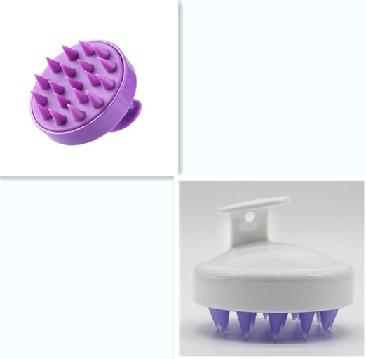 Силиконовая щетка для мытья головы и волос