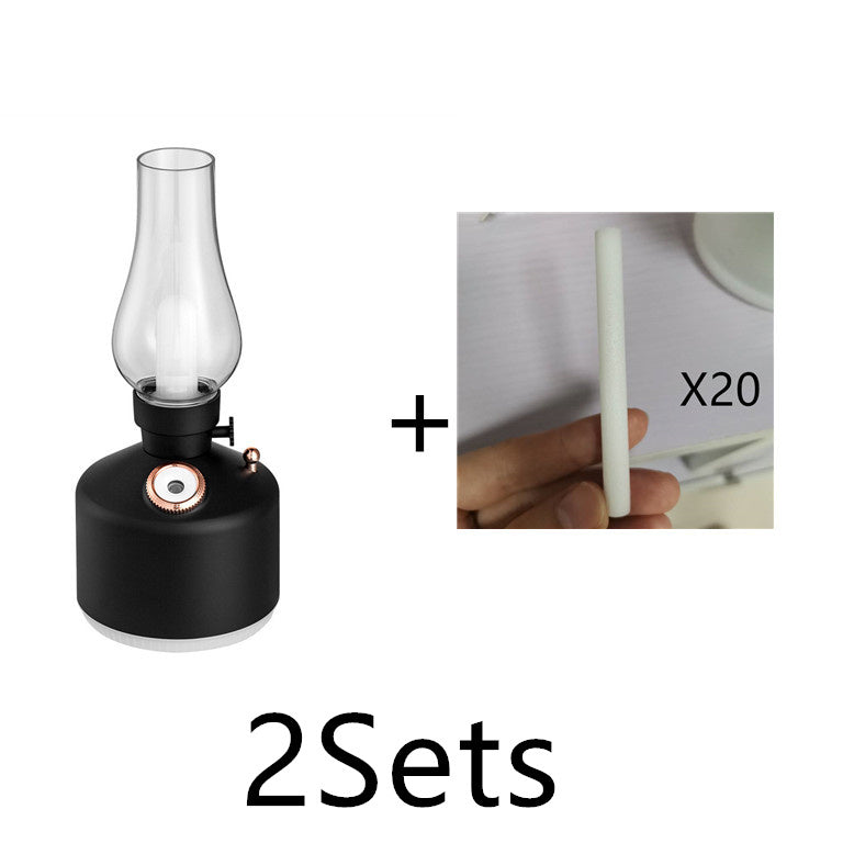 Ретро керосиновый увлажнитель воздуха с подсветкой Увлажнитель воздуха с подсветкой Диффузор эфирного масла Регулируемый ночной светильник Увлажнители воздуха